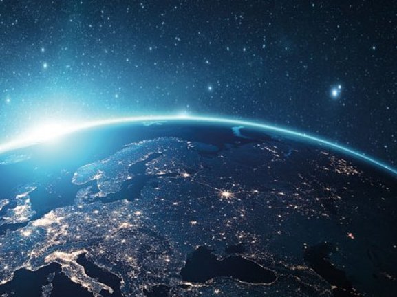 Satellitenaufnahme der Erde